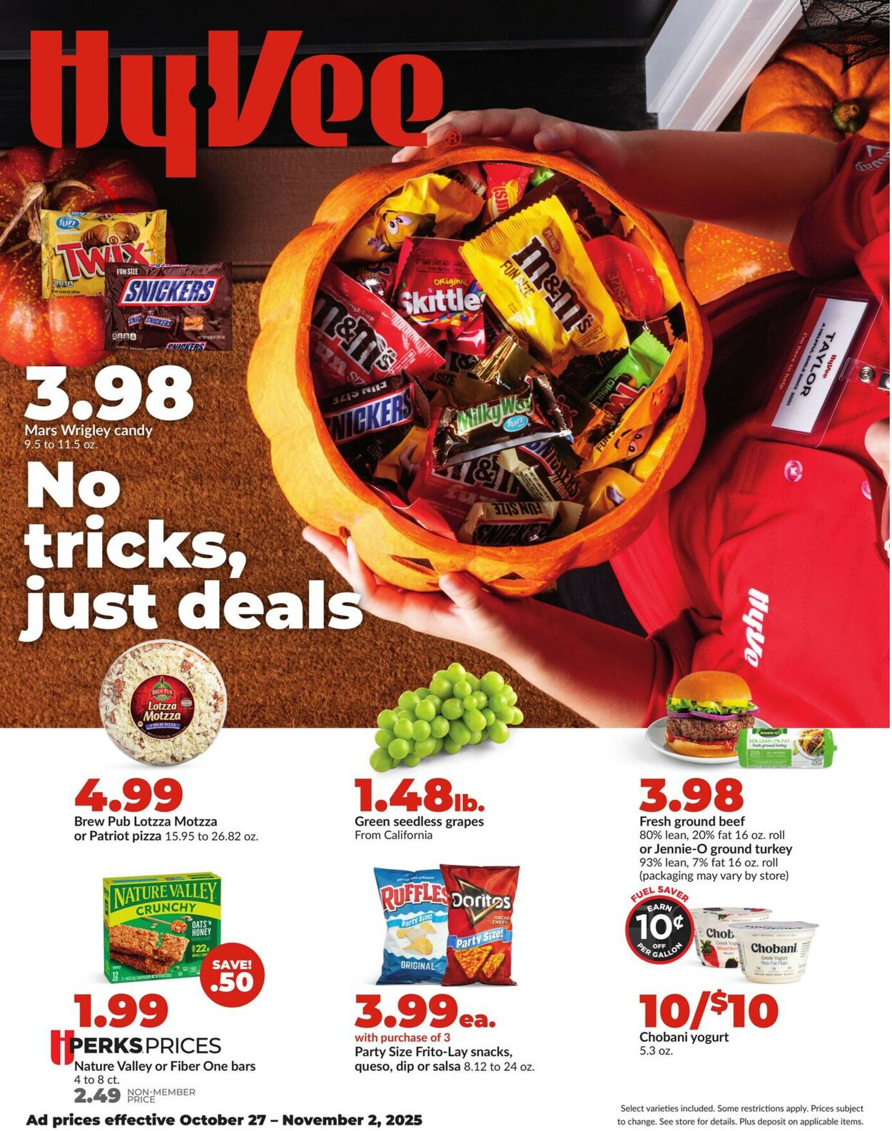 Catalogue HyVee from 10/27/2025