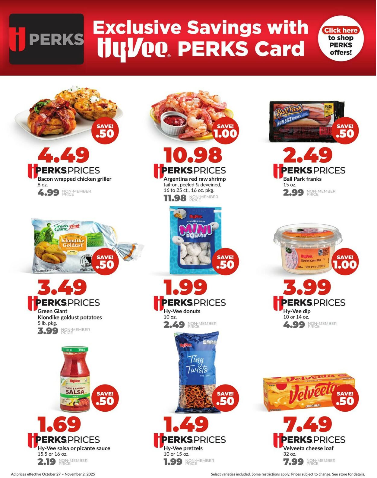 Catalogue HyVee from 10/27/2025