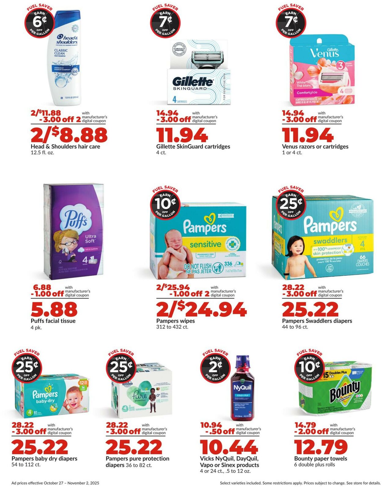 Catalogue HyVee from 10/27/2025