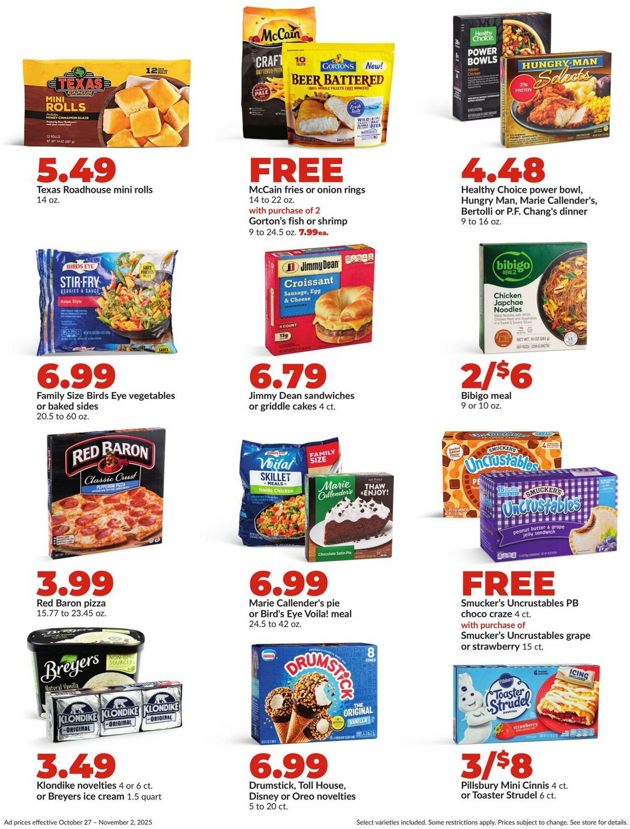 Catalogue HyVee from 10/27/2025