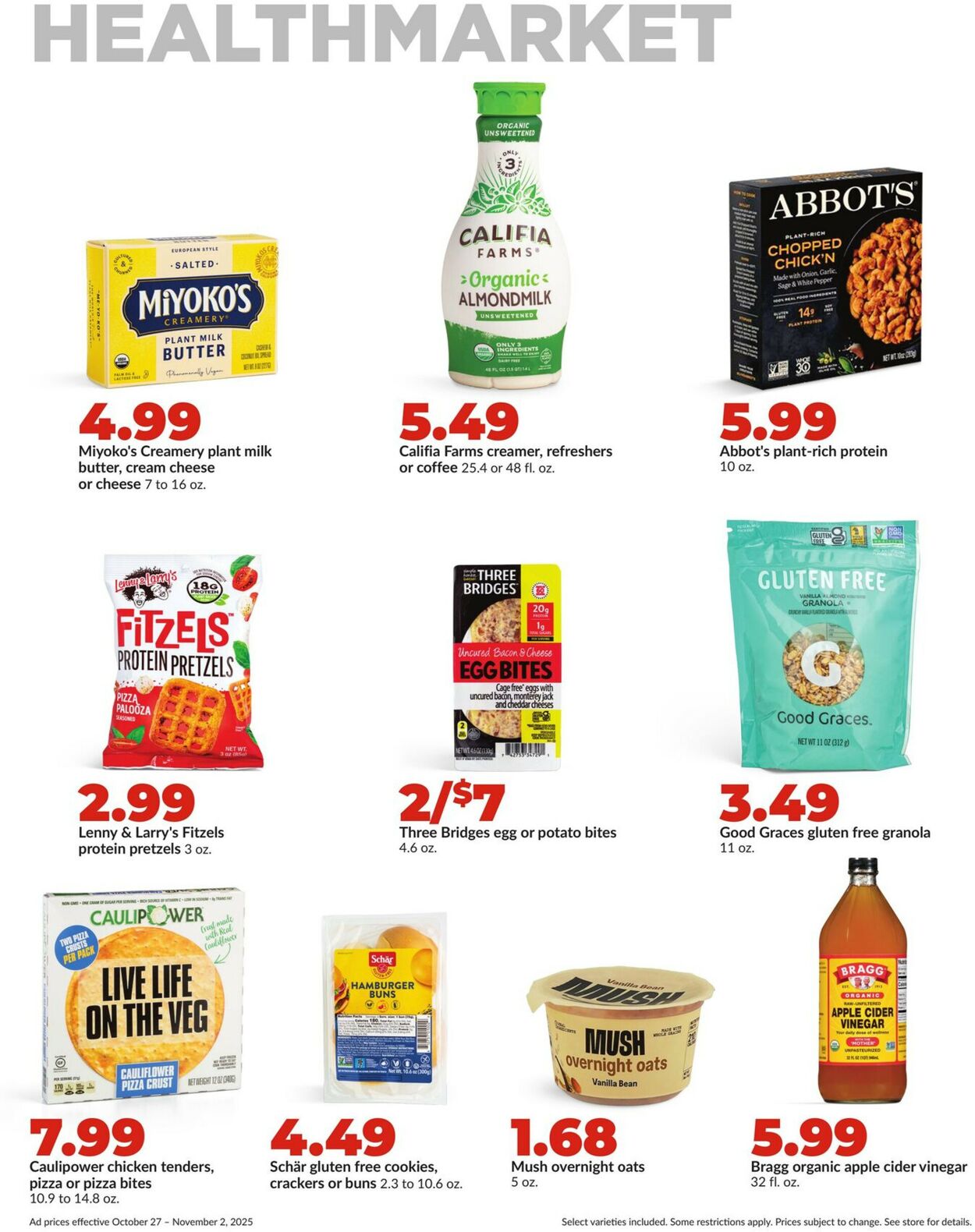 Catalogue HyVee from 10/27/2025