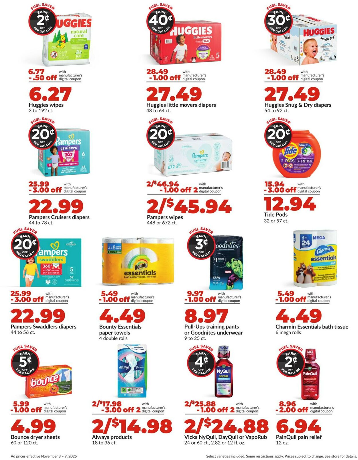 Catalogue HyVee from 11/03/2025