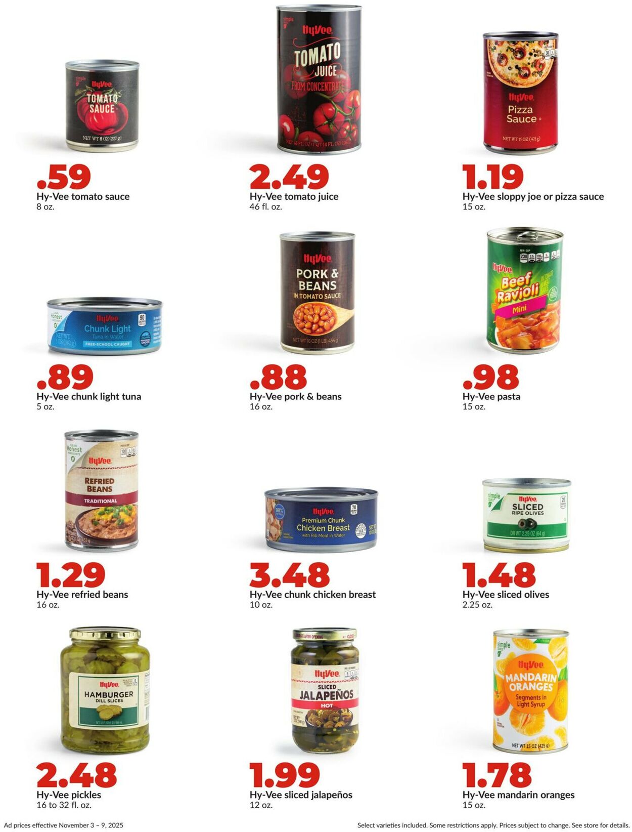 Catalogue HyVee from 11/03/2025