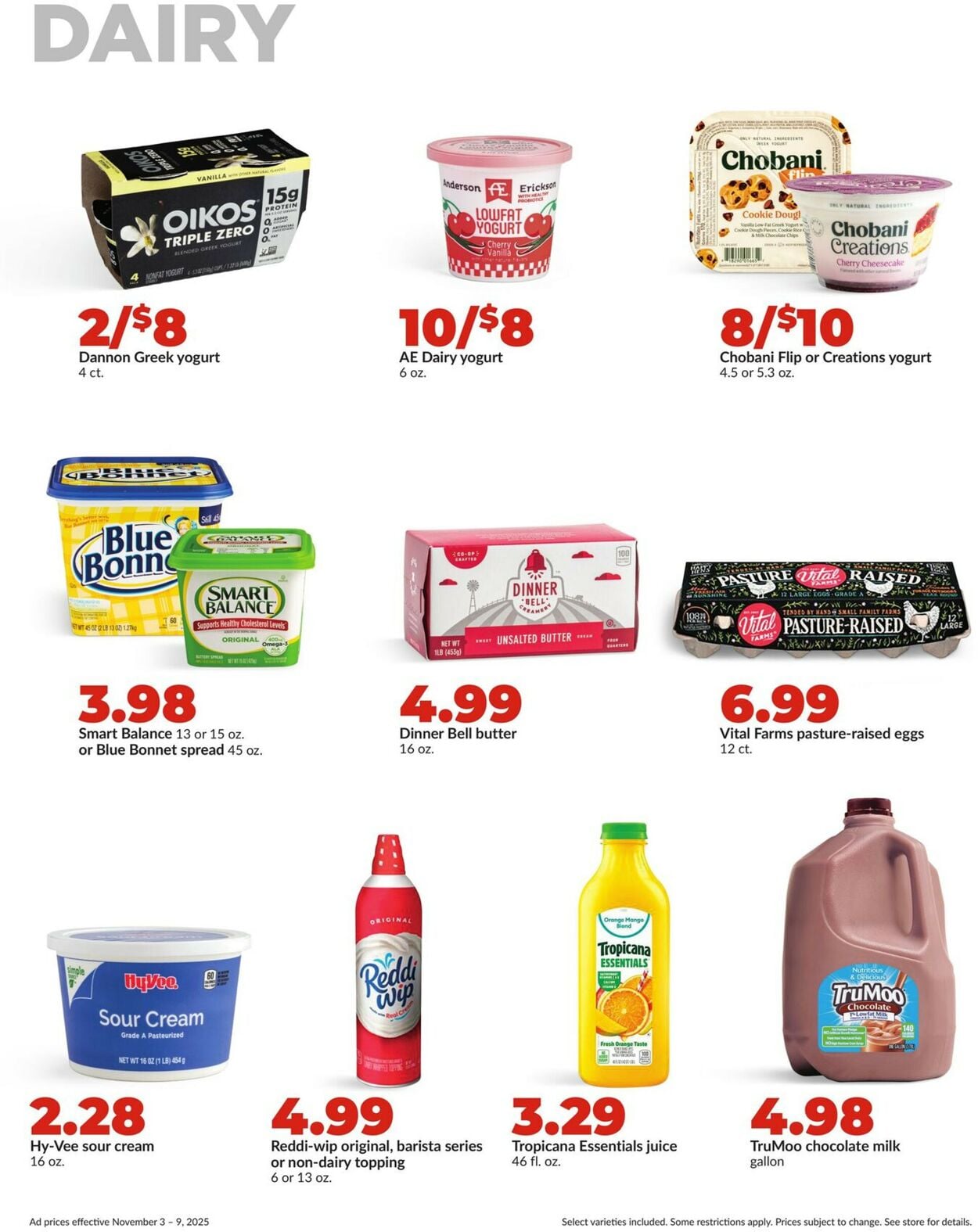 Catalogue HyVee from 11/03/2025