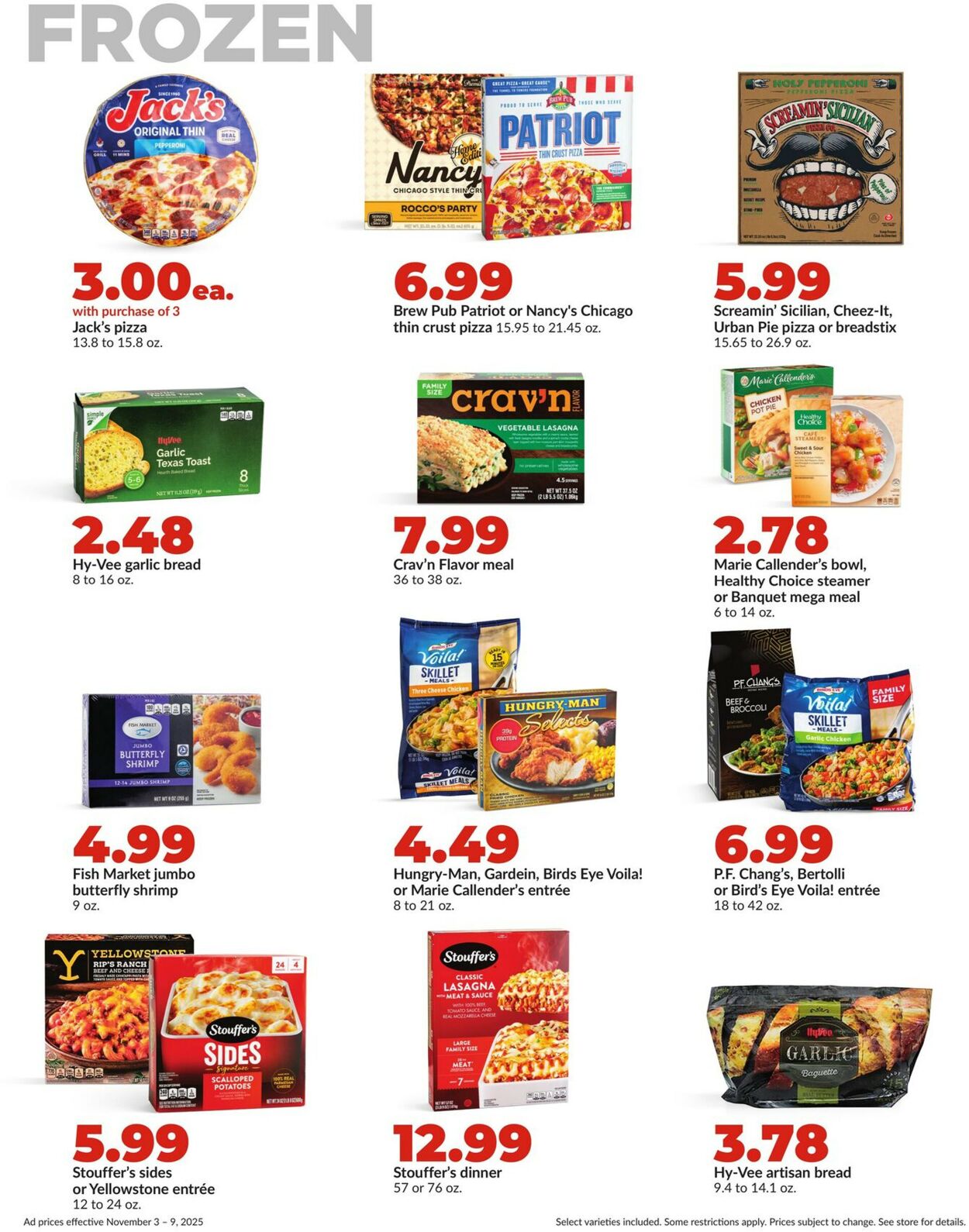 Catalogue HyVee from 11/03/2025
