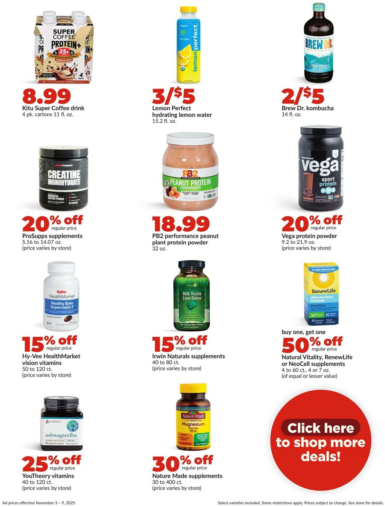 Catalogue HyVee from 11/03/2025
