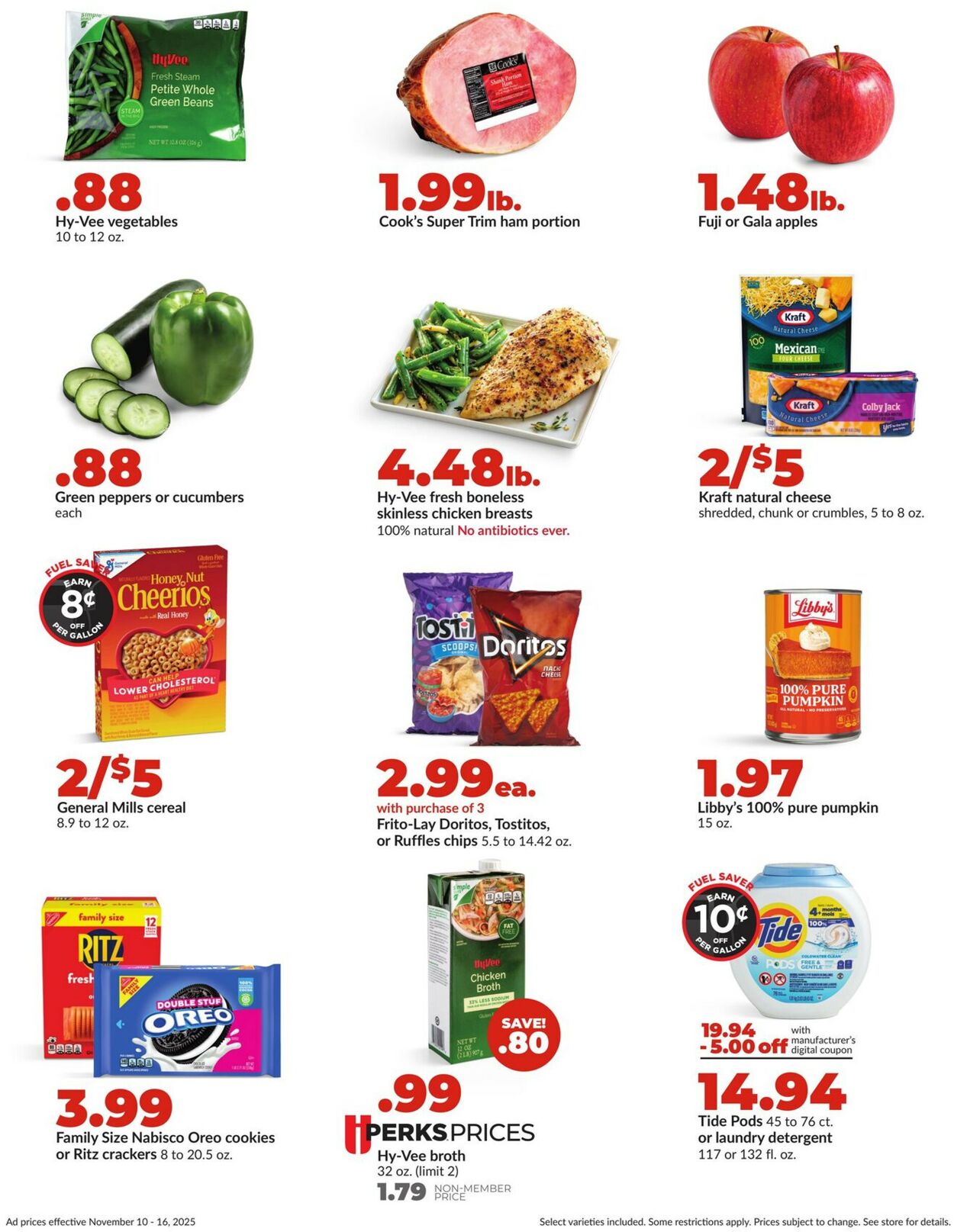 Catalogue HyVee from 11/10/2025