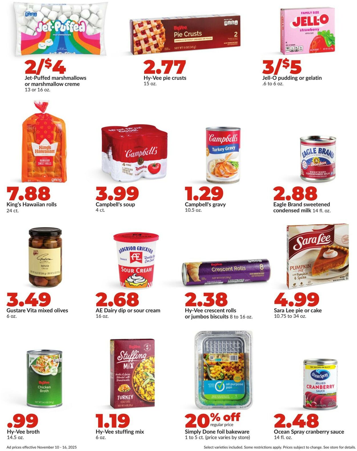 Catalogue HyVee from 11/10/2025
