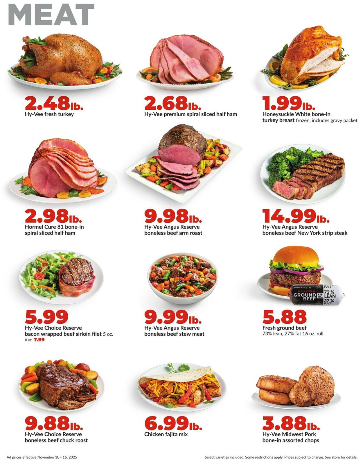 Catalogue HyVee from 11/10/2025