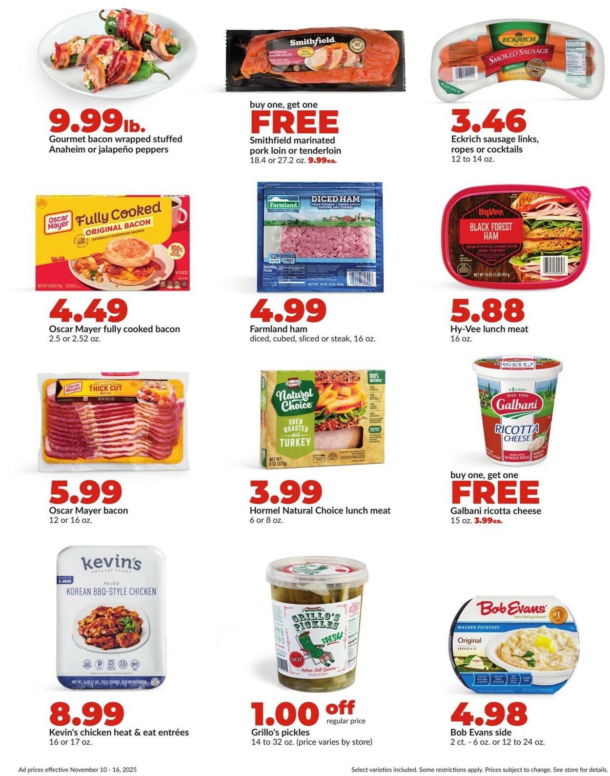 Catalogue HyVee from 11/10/2025