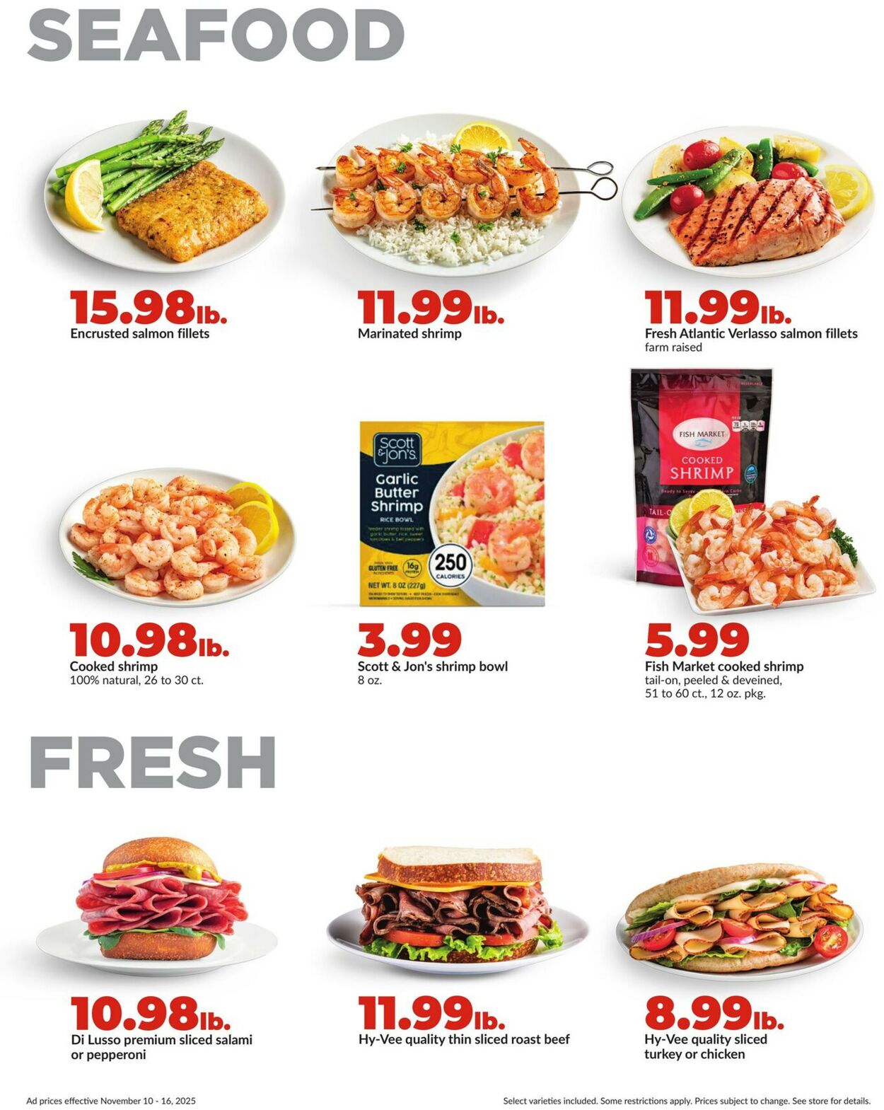 Catalogue HyVee from 11/10/2025