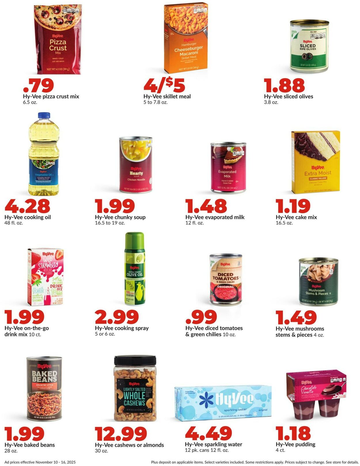 Catalogue HyVee from 11/10/2025