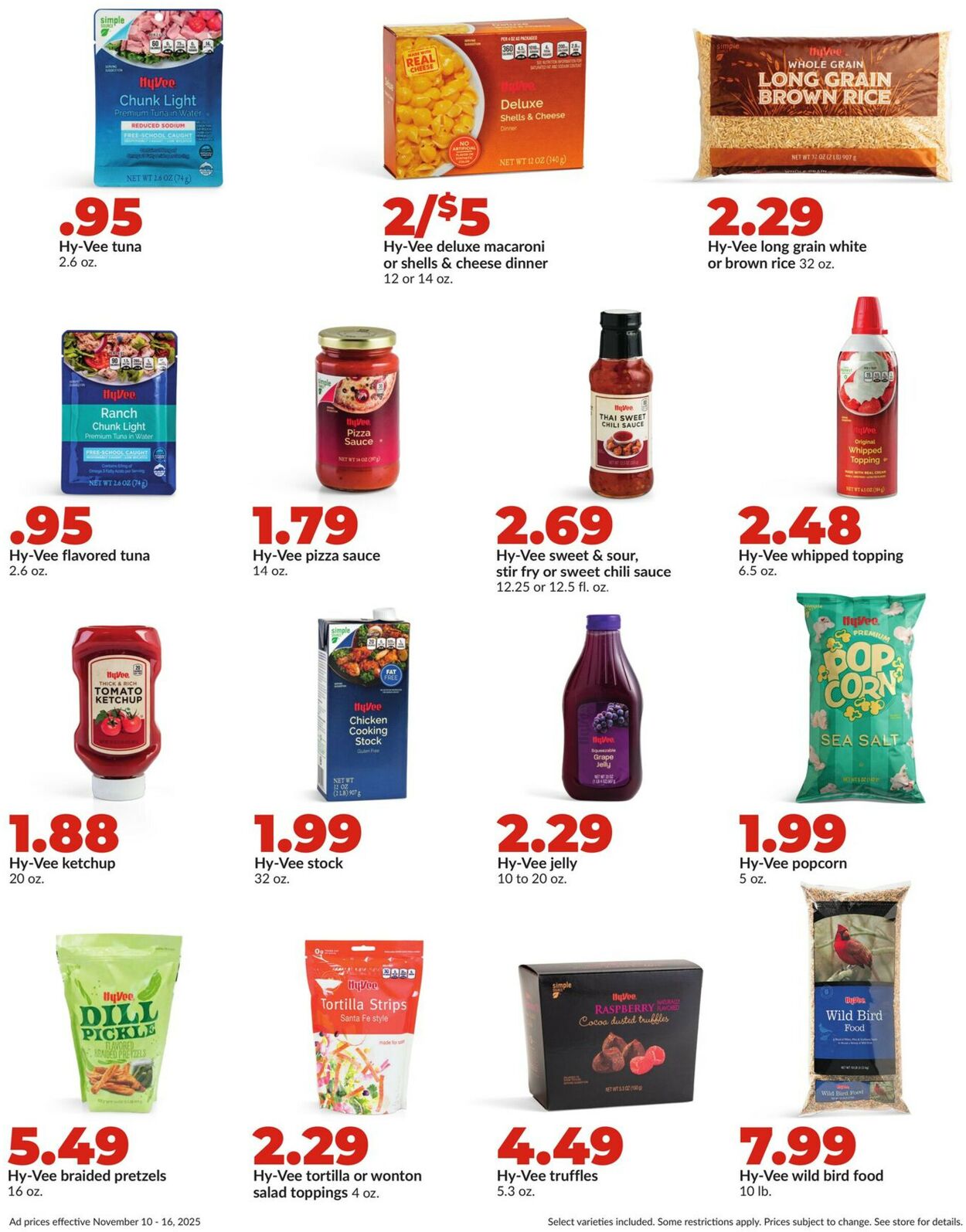 Catalogue HyVee from 11/10/2025