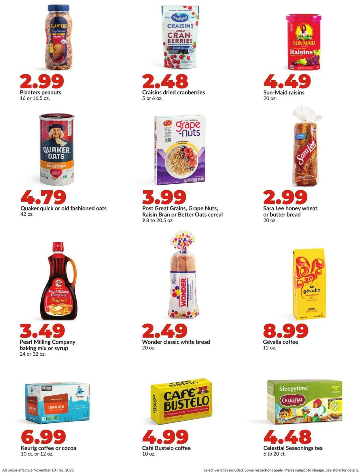 Catalogue HyVee from 11/10/2025