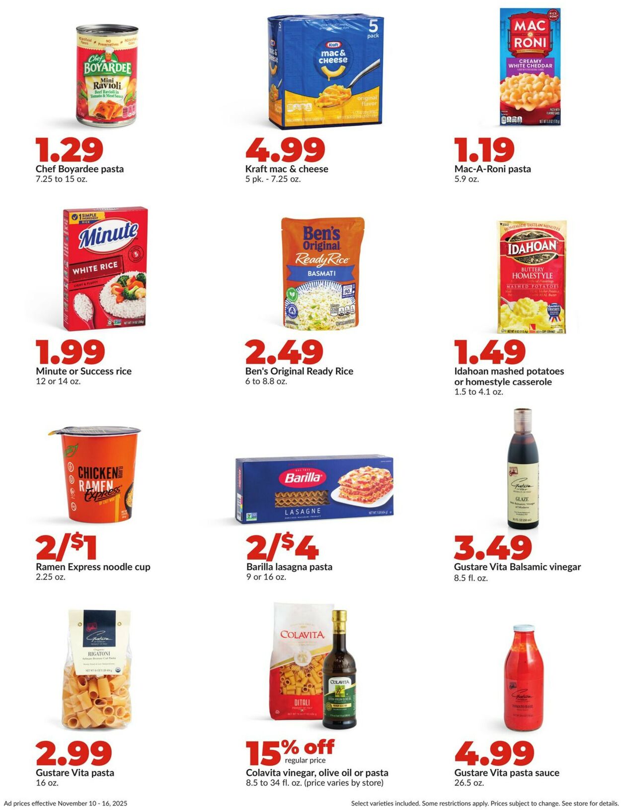 Catalogue HyVee from 11/10/2025