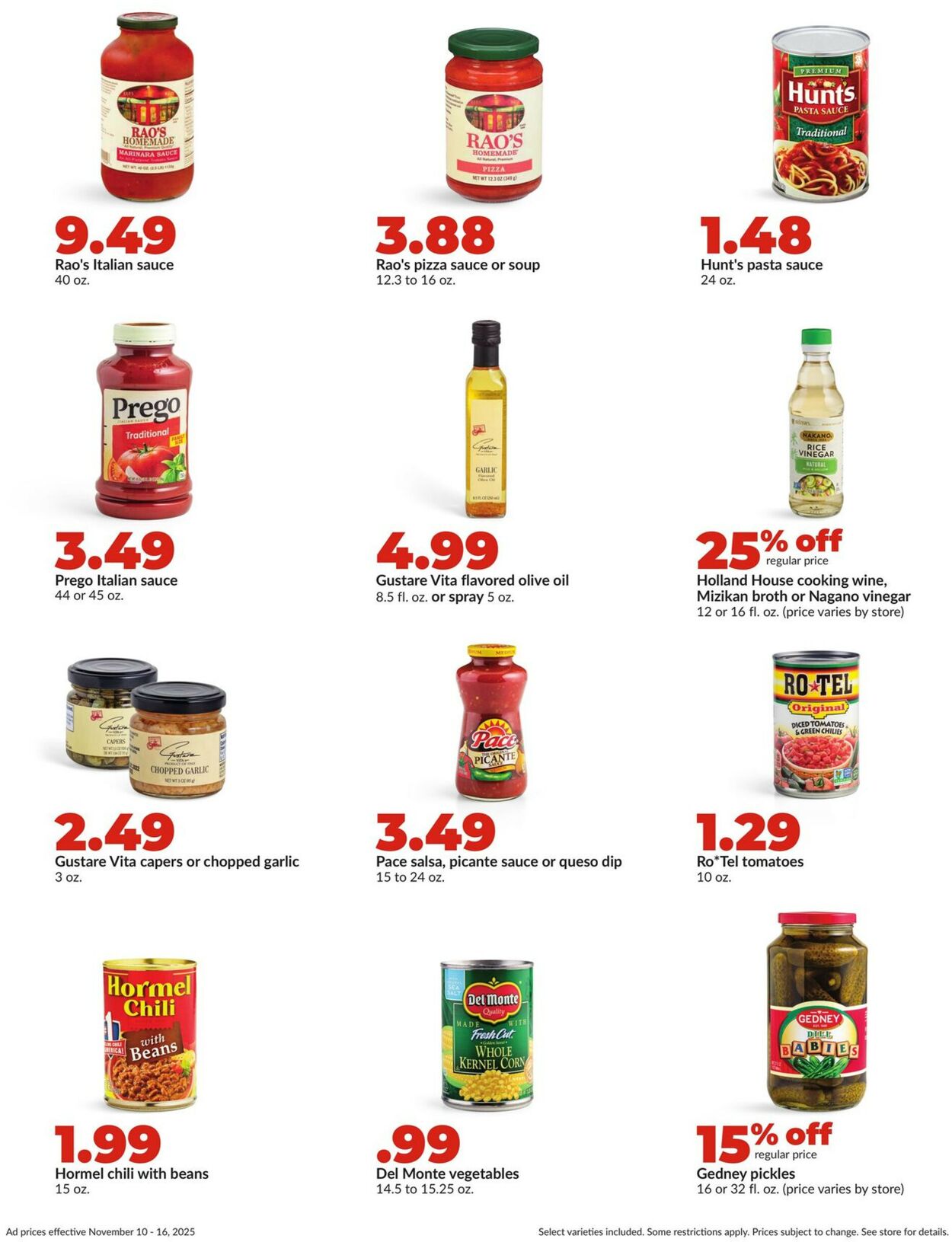 Catalogue HyVee from 11/10/2025