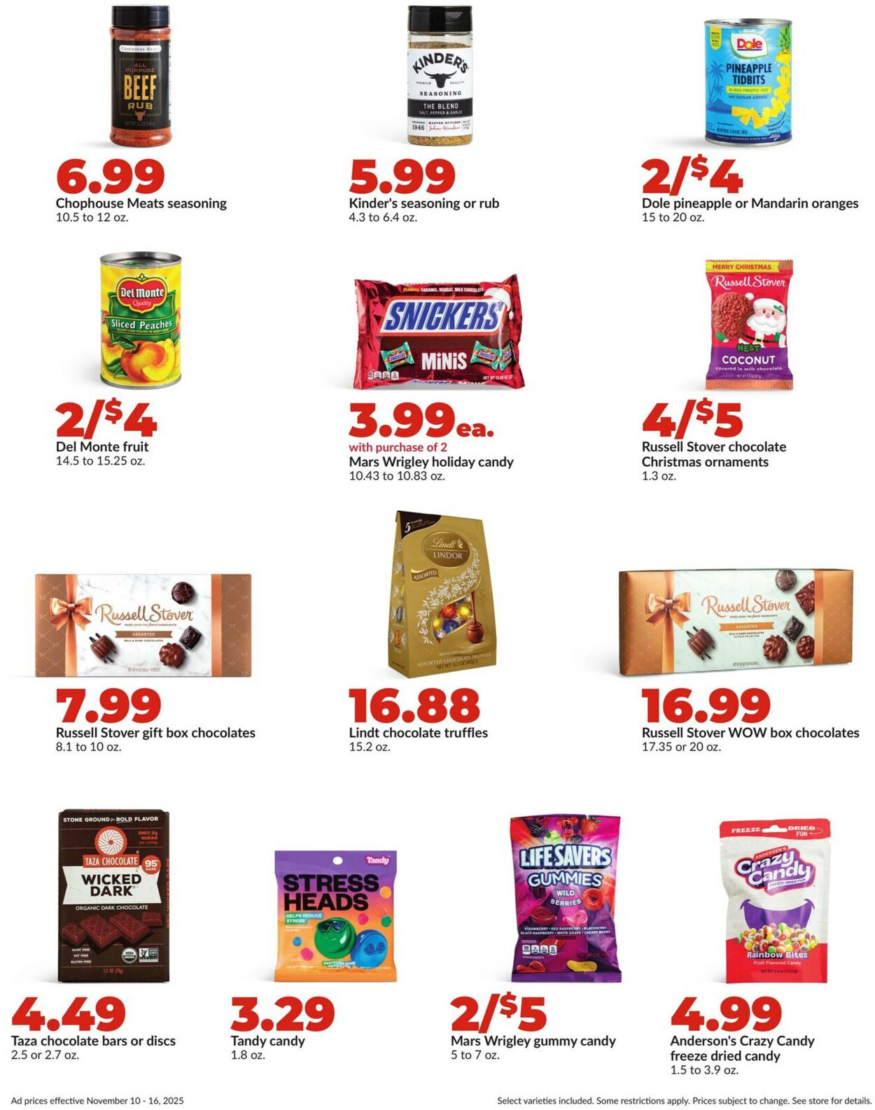 Catalogue HyVee from 11/10/2025