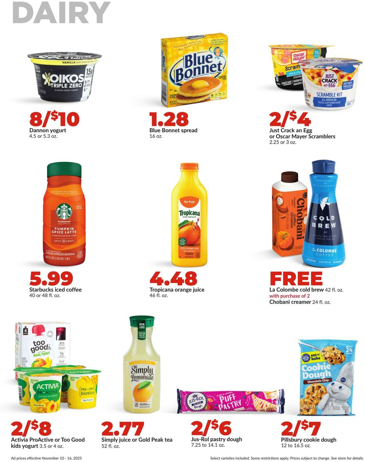 Catalogue HyVee from 11/10/2025