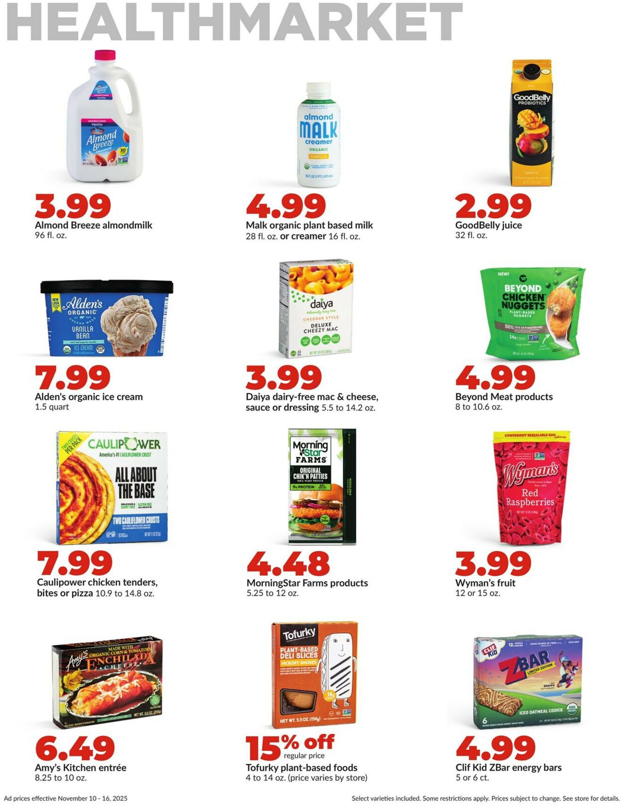 Catalogue HyVee from 11/10/2025