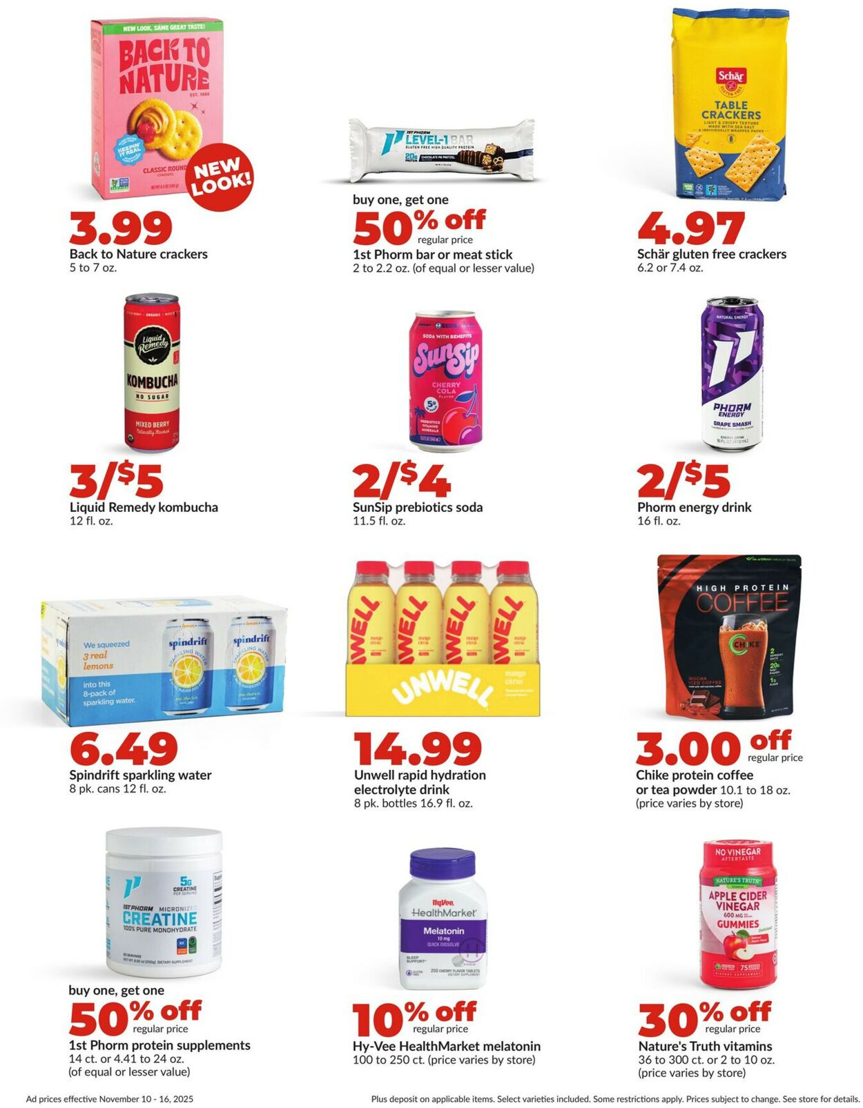 Catalogue HyVee from 11/10/2025
