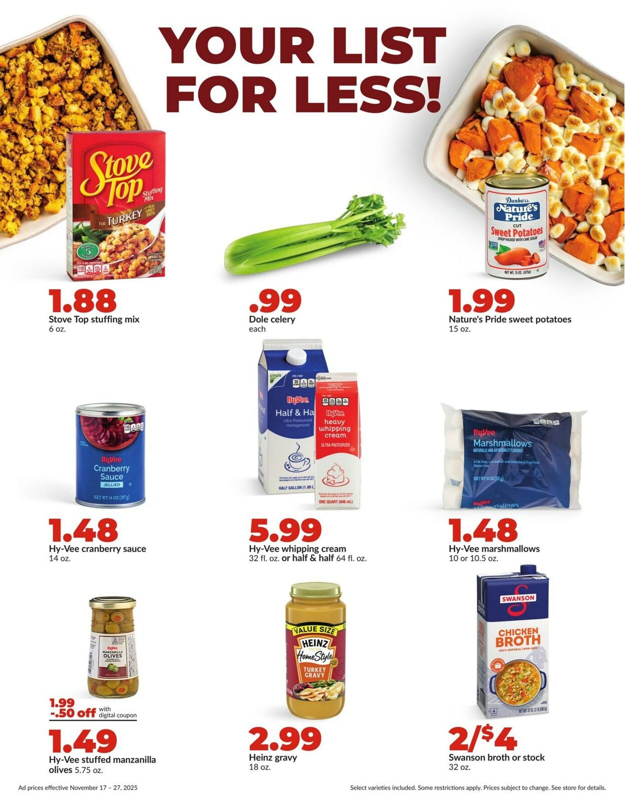 Catalogue HyVee from 11/17/2025