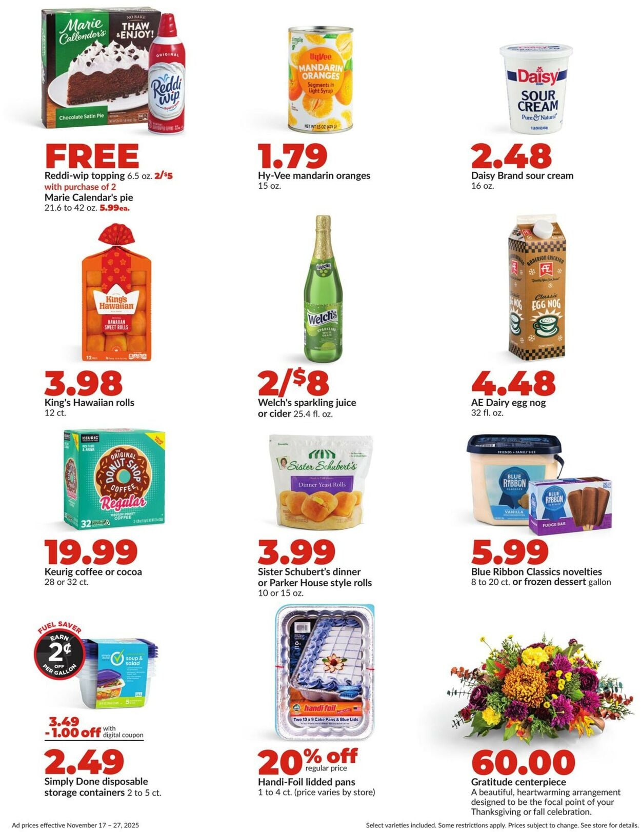 Catalogue HyVee from 11/17/2025