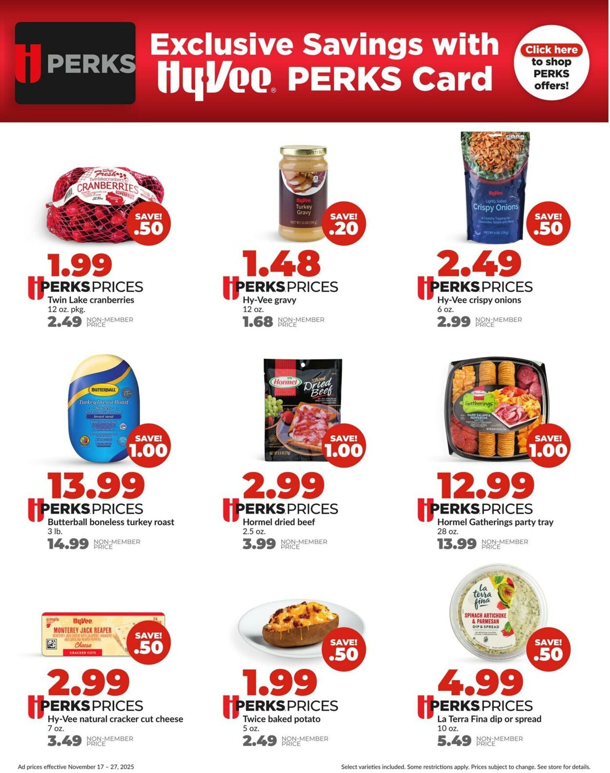 Catalogue HyVee from 11/17/2025