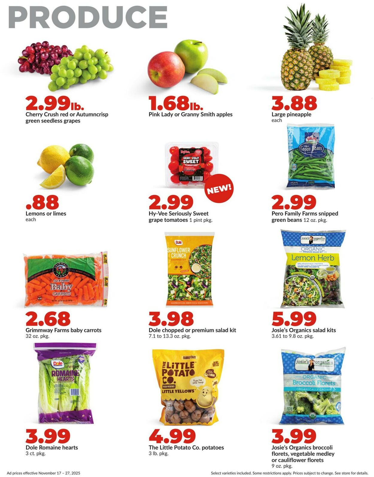Catalogue HyVee from 11/17/2025
