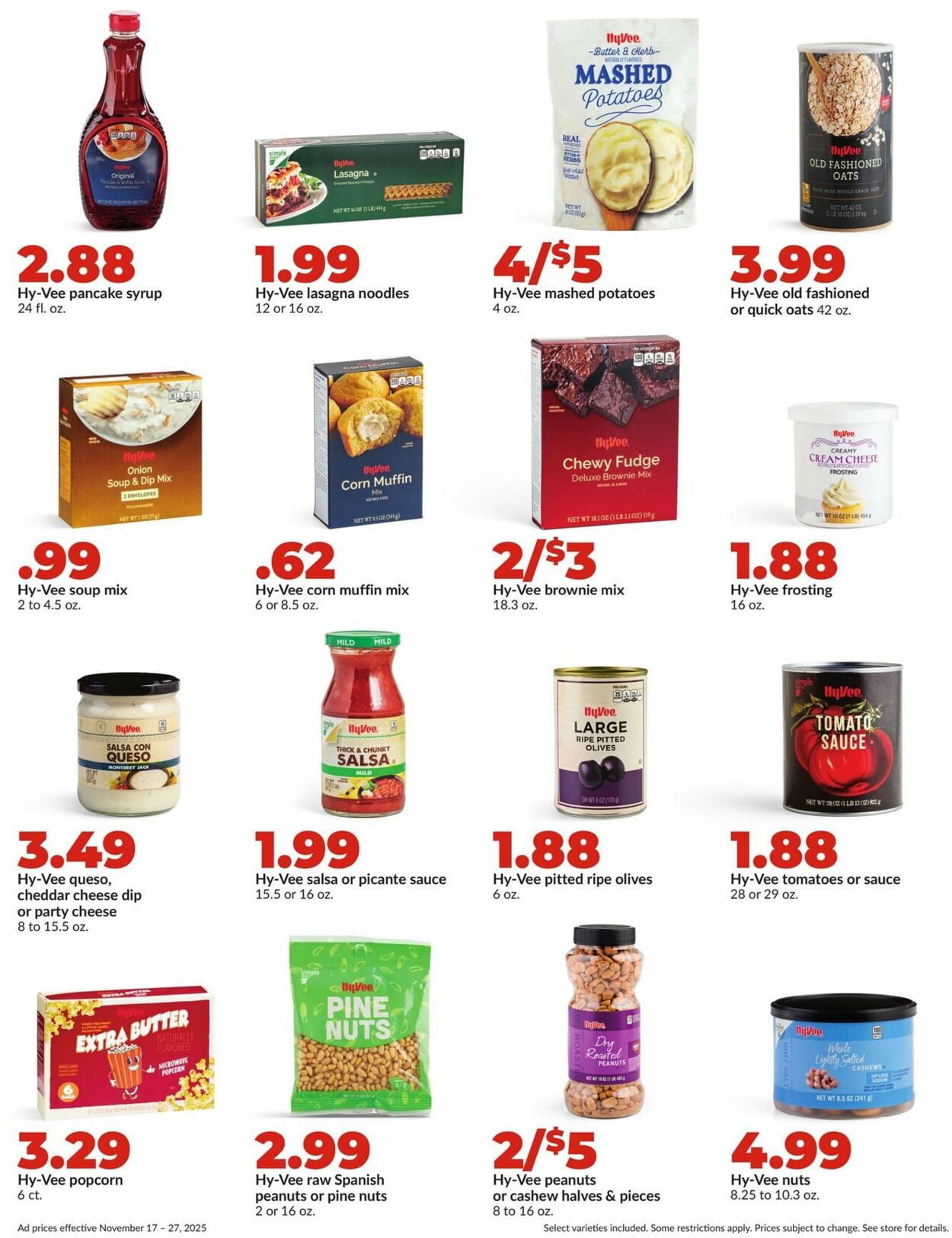 Catalogue HyVee from 11/17/2025