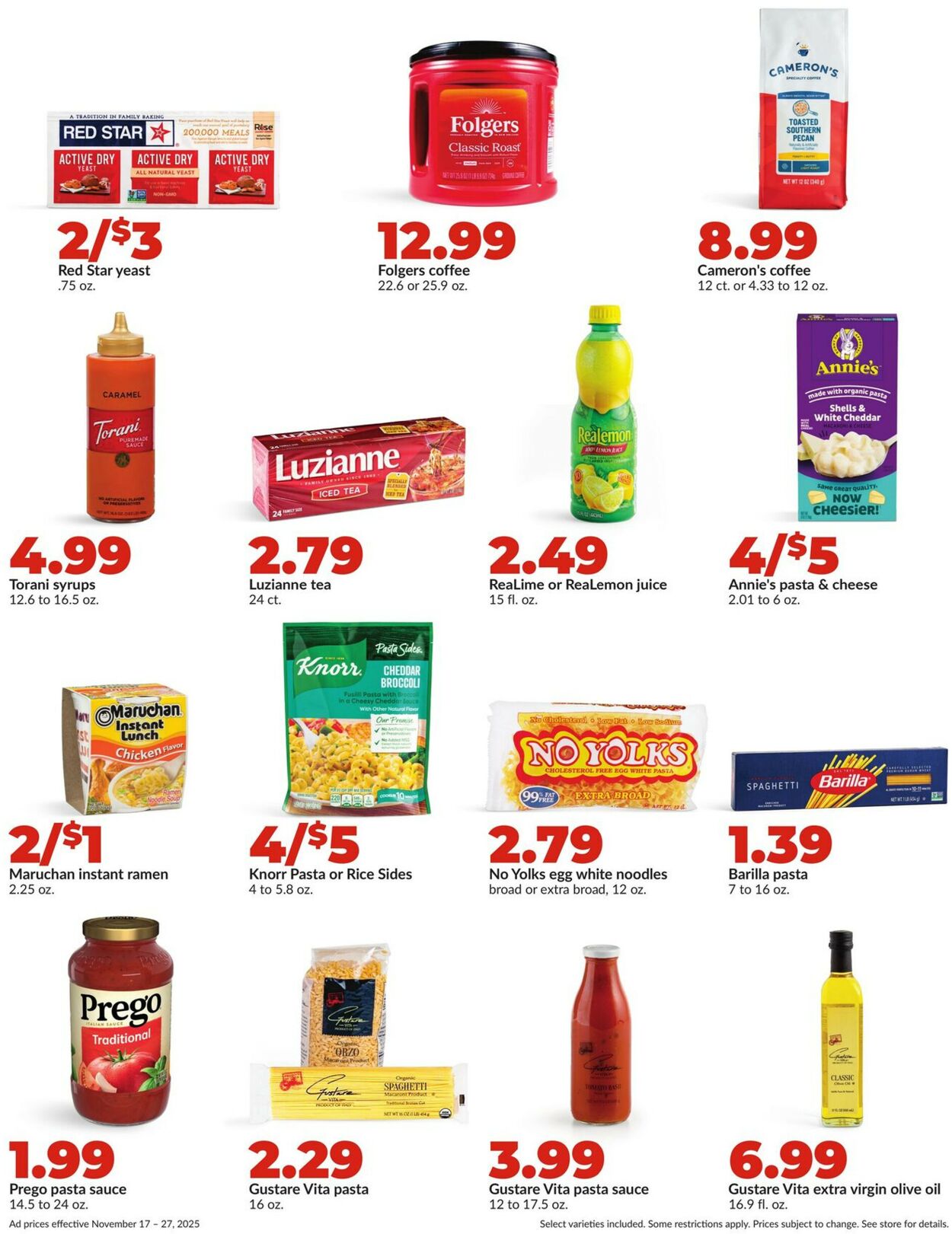 Catalogue HyVee from 11/17/2025