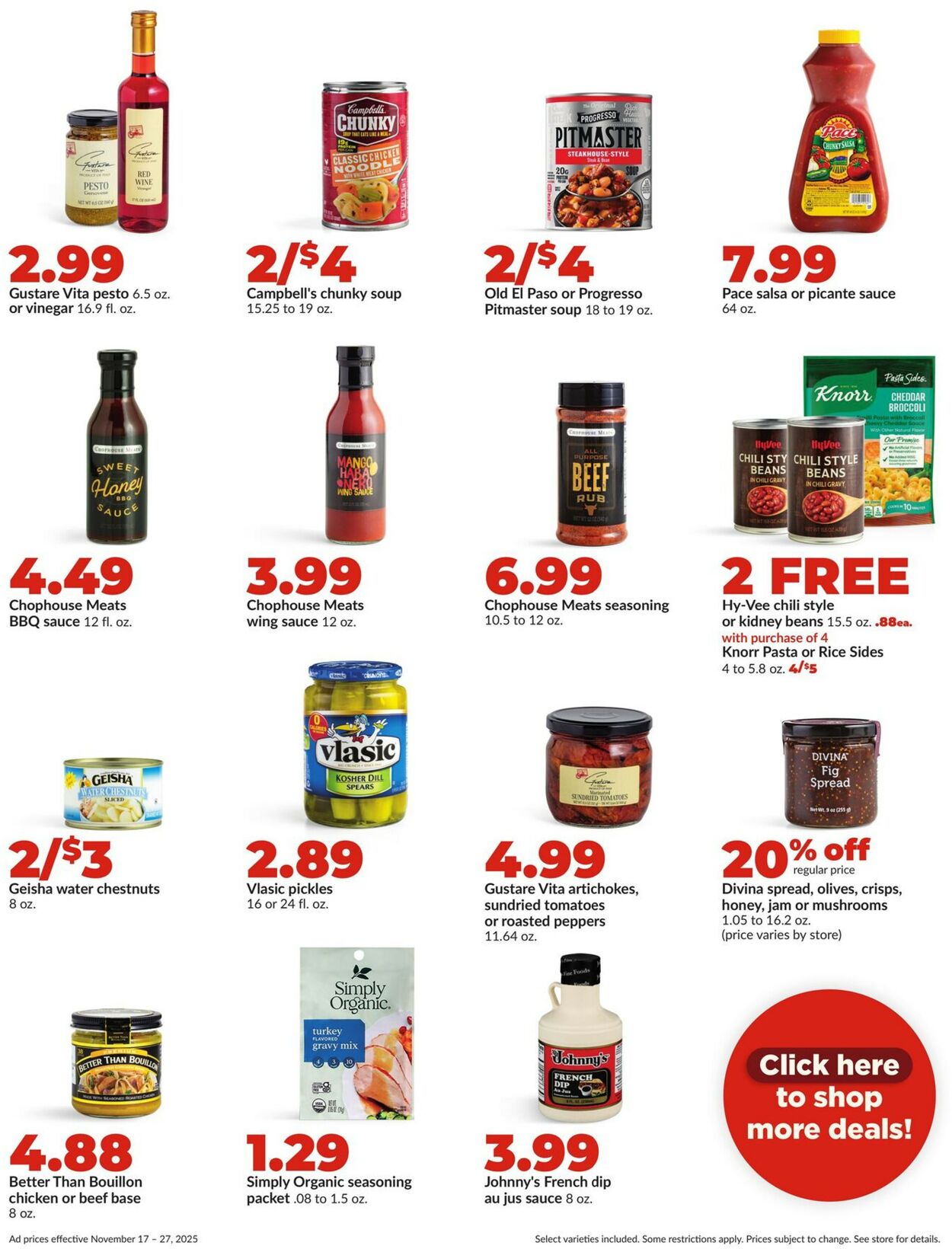 Catalogue HyVee from 11/17/2025