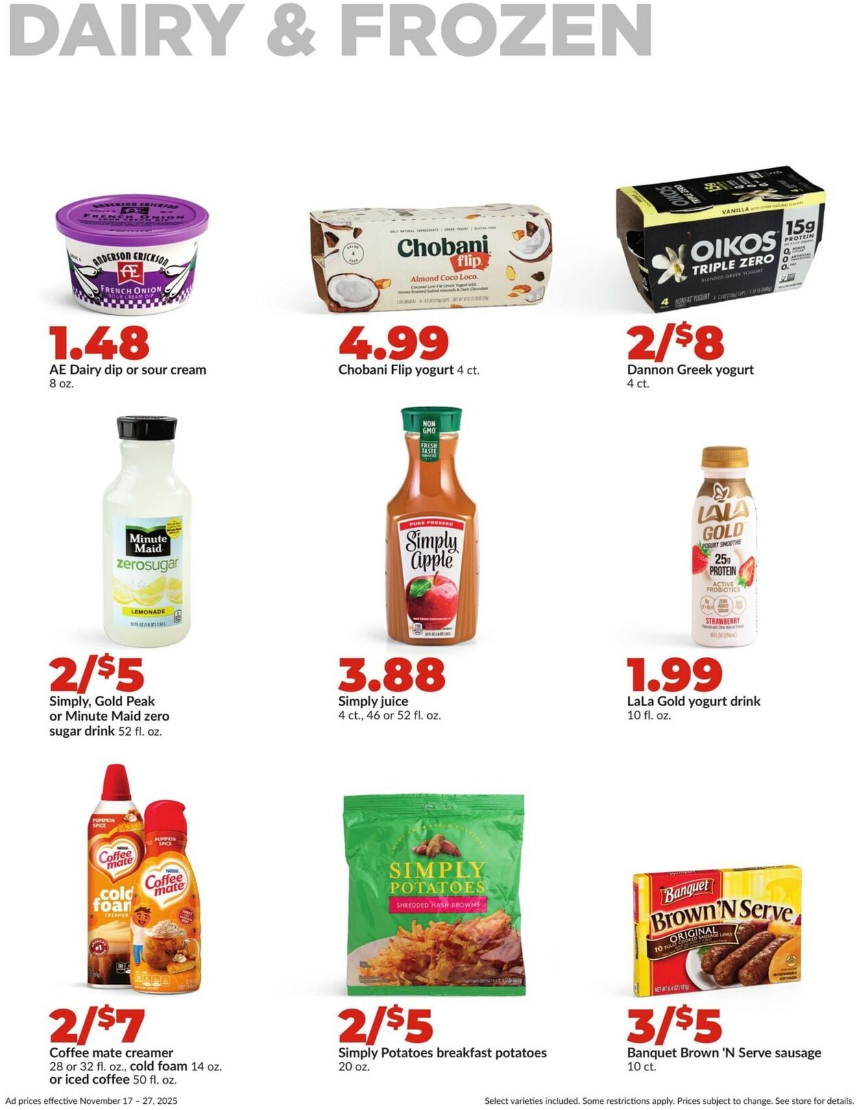 Catalogue HyVee from 11/17/2025