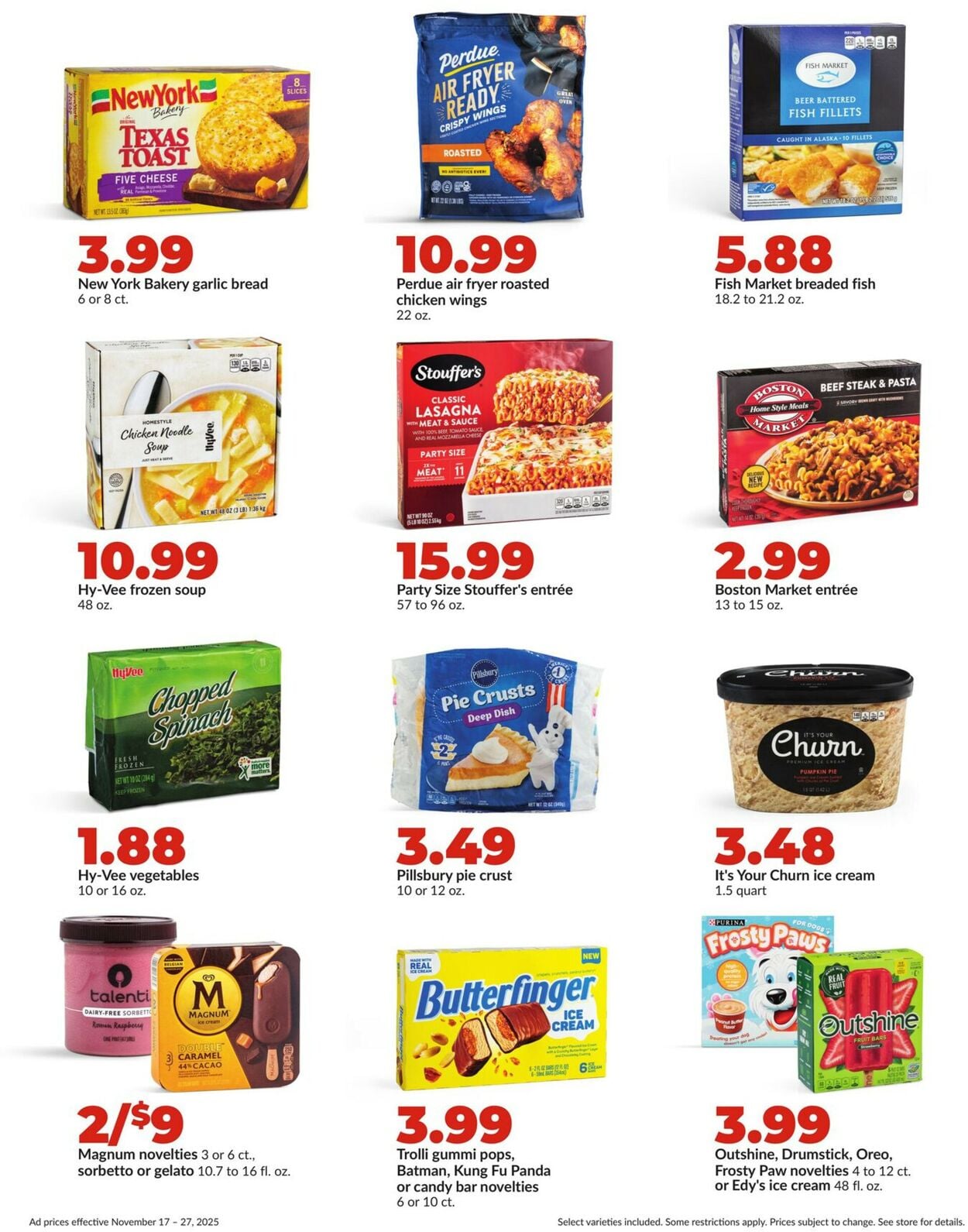 Catalogue HyVee from 11/17/2025