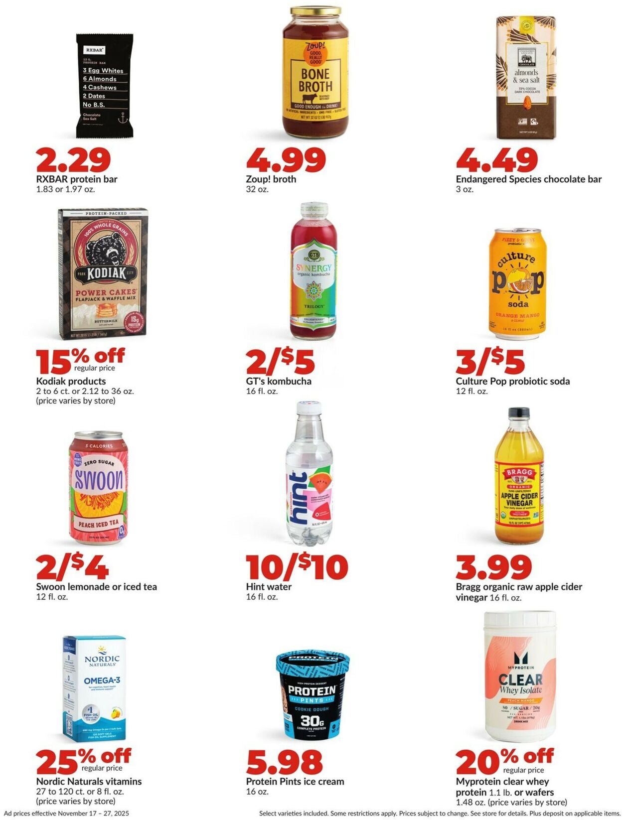 Catalogue HyVee from 11/17/2025
