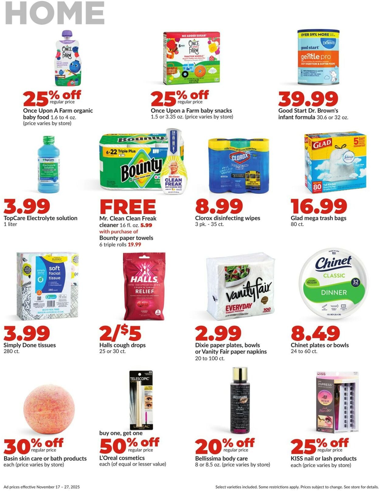 Catalogue HyVee from 11/17/2025