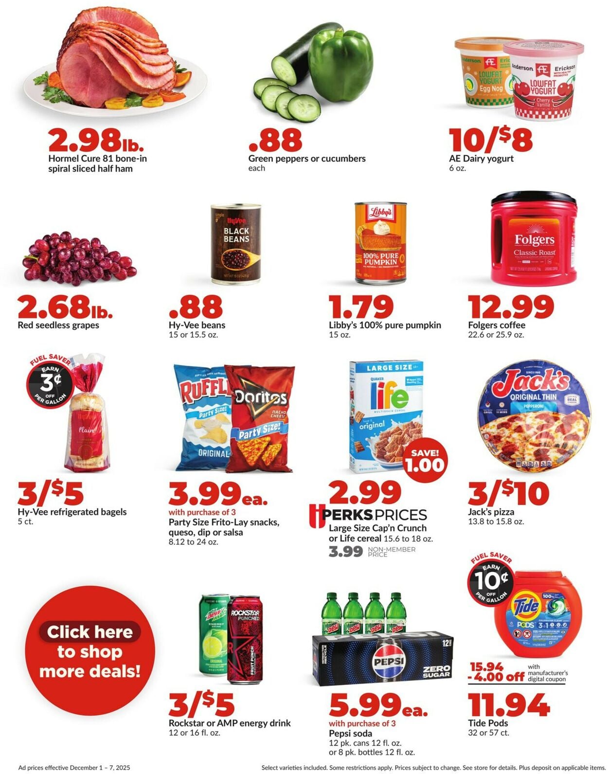 Catalogue HyVee from 12/01/2025