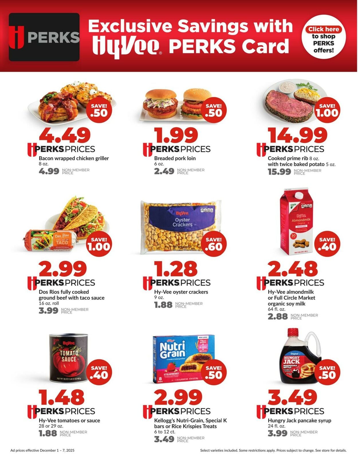 Catalogue HyVee from 12/01/2025