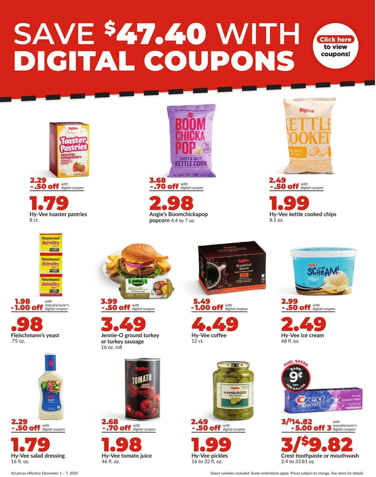 Catalogue HyVee from 12/01/2025