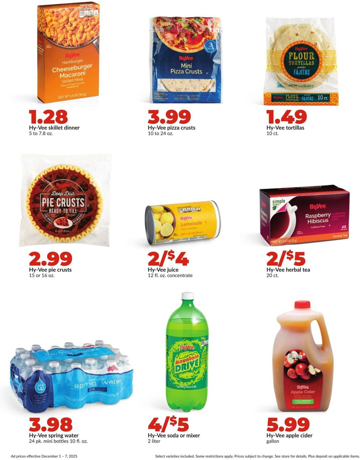Catalogue HyVee from 12/01/2025