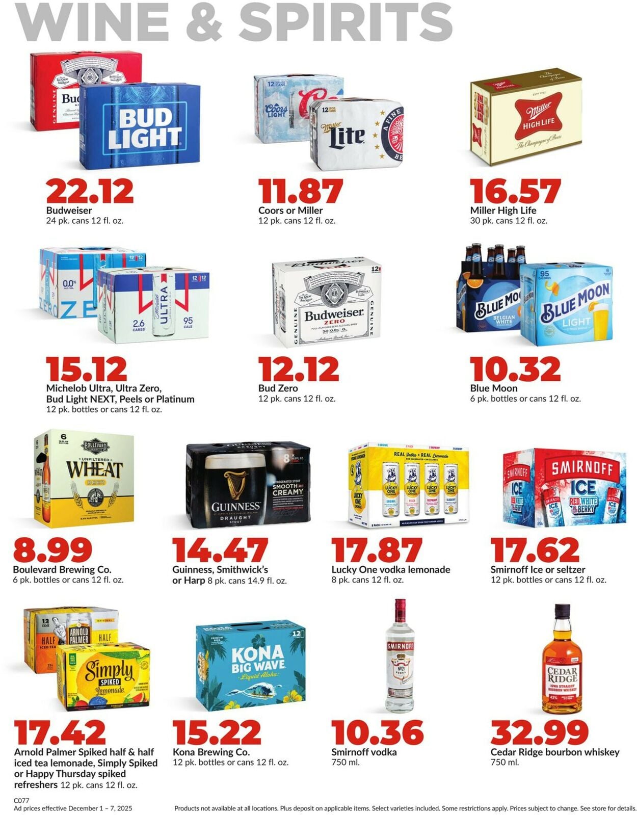 Catalogue HyVee from 12/01/2025