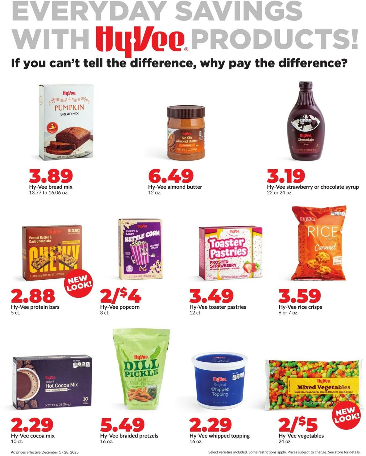 Catalogue HyVee from 12/01/2025
