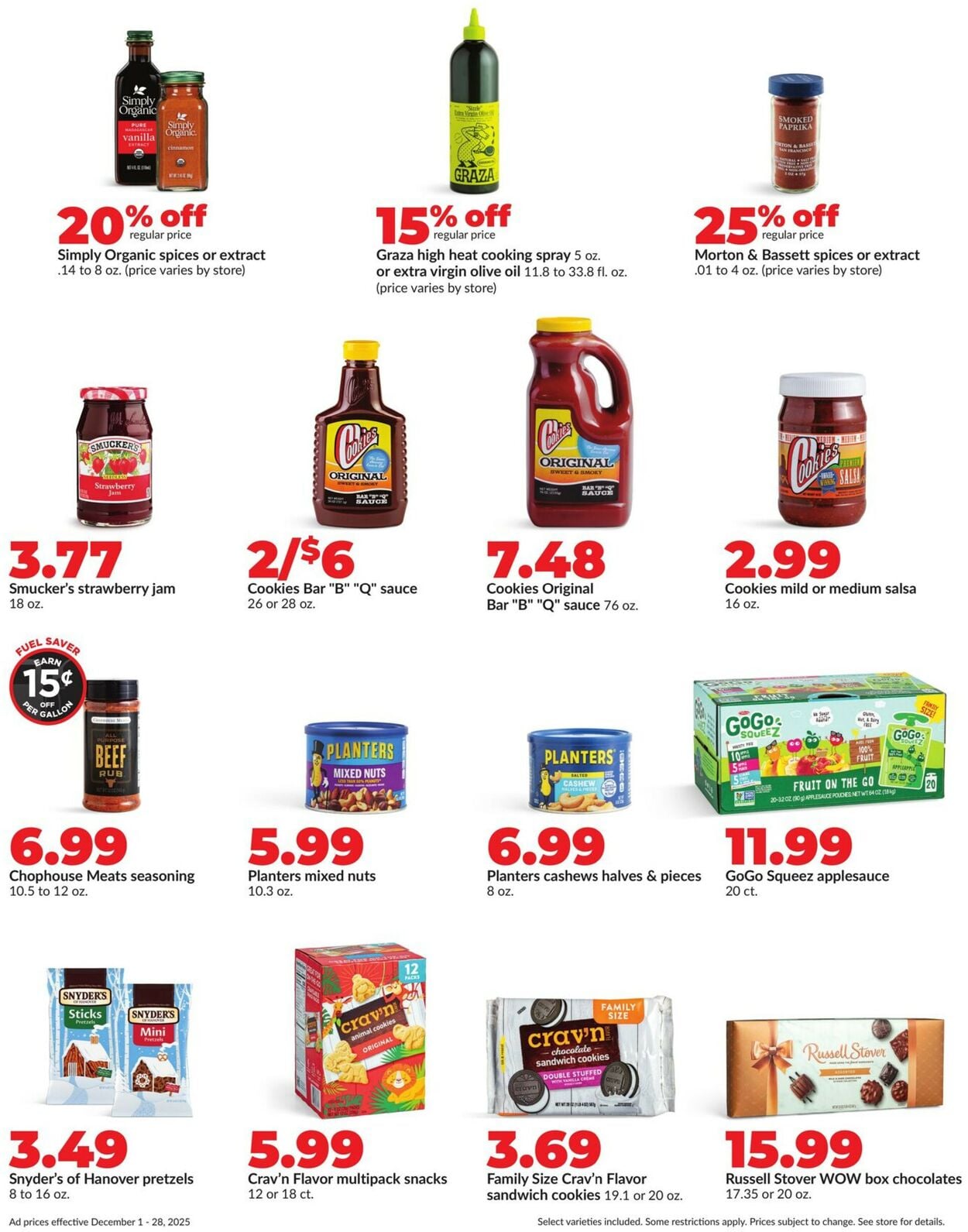 Catalogue HyVee from 12/01/2025