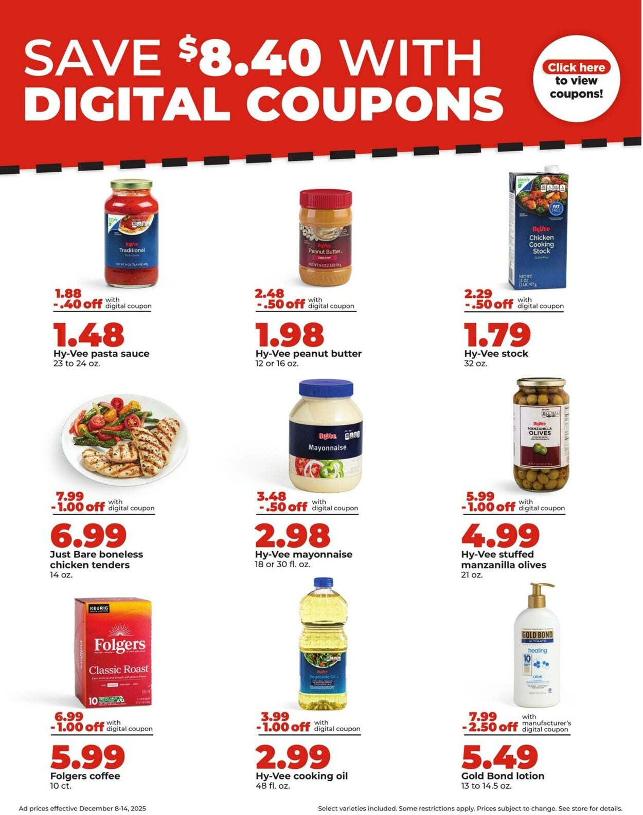 Catalogue HyVee from 12/08/2025