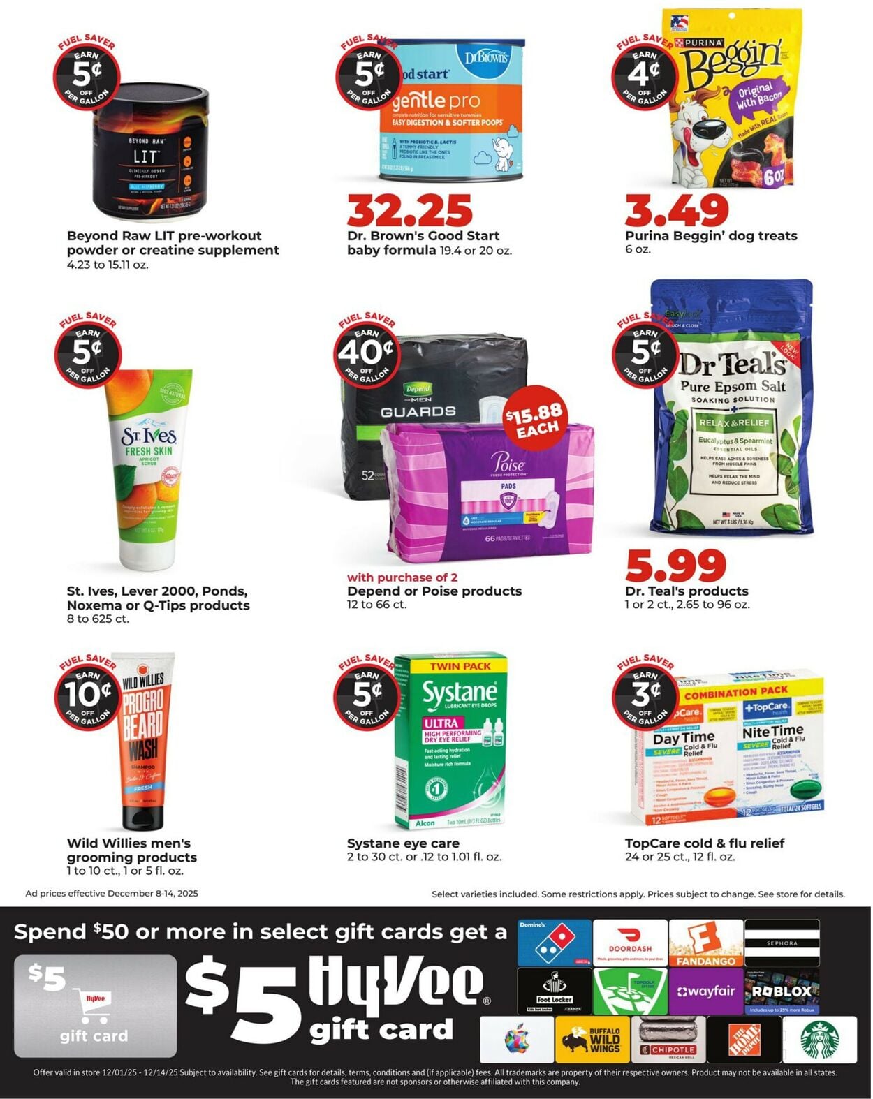Catalogue HyVee from 12/08/2025