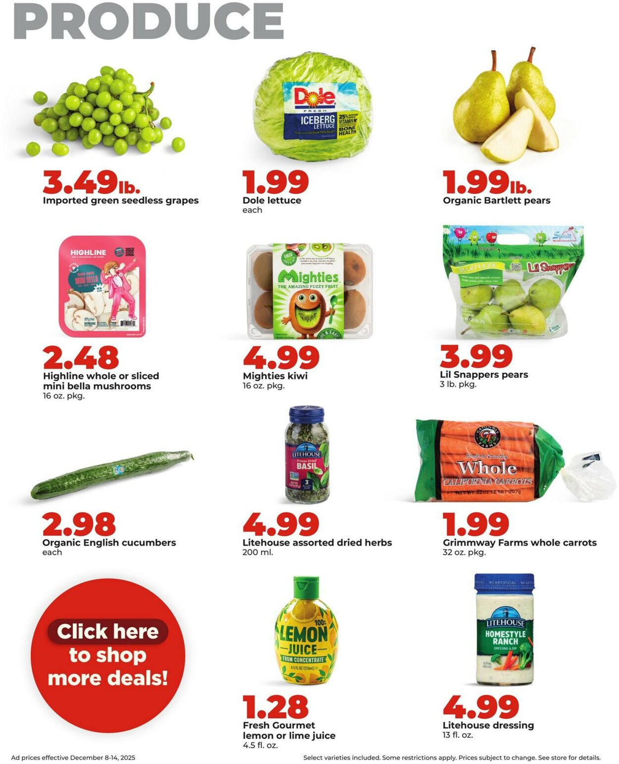 Catalogue HyVee from 12/08/2025