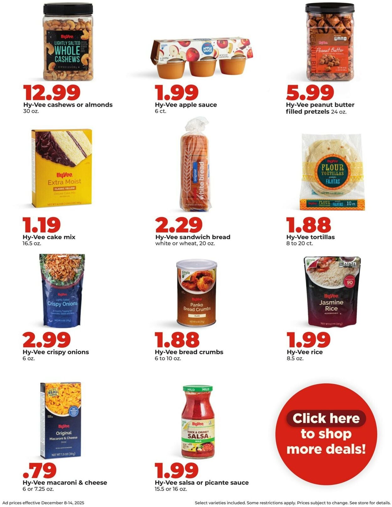 Catalogue HyVee from 12/08/2025