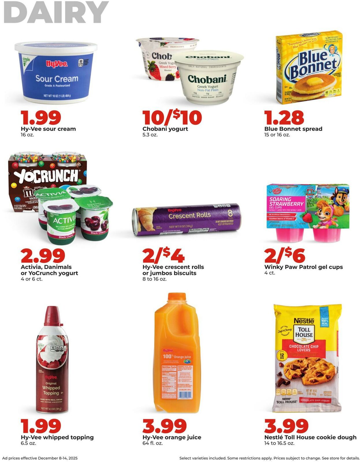 Catalogue HyVee from 12/08/2025