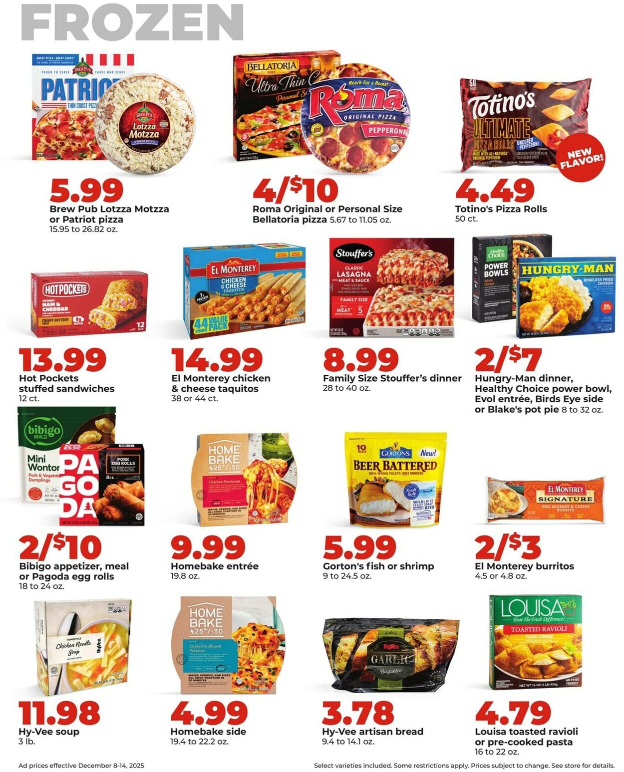 Catalogue HyVee from 12/08/2025