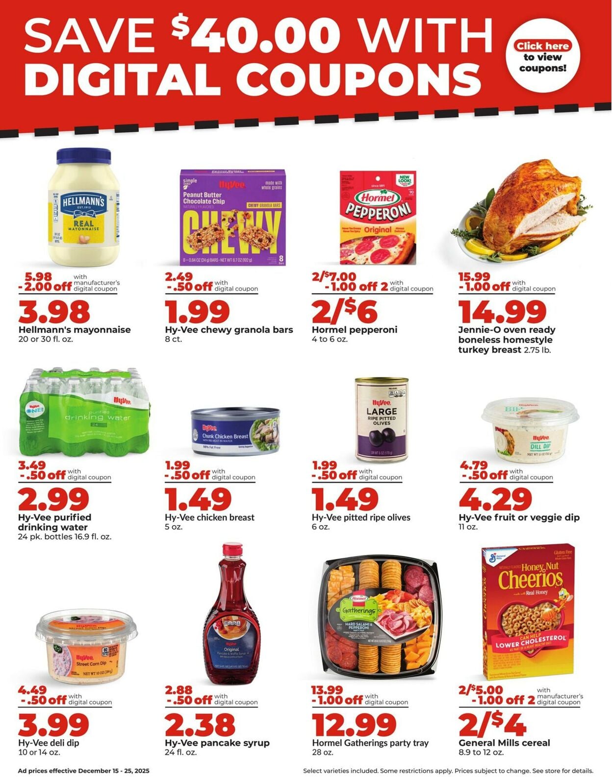 Catalogue HyVee from 12/15/2025