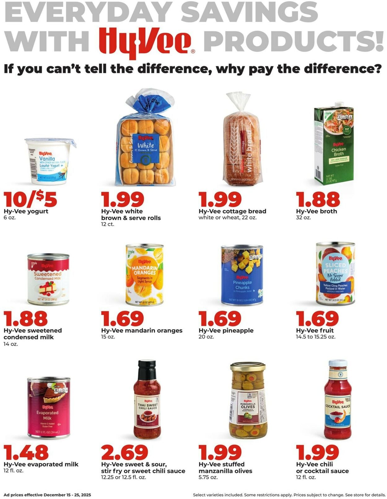 Catalogue HyVee from 12/15/2025